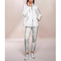 Outdoorjacke m. Steppung und Glitzer-Details, weiß