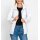 Outdoorjacke m. Steppung und Glitzer-Details, weiß