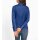Rüschenbluse aus Satin, royalblau