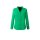 Rüschenbluse aus Satin, grasgrün