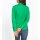 Rüschenbluse aus Satin, grasgrün