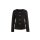 Strukturmuster-Blazer, schwarz