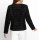 Strukturmuster-Blazer, schwarz