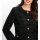 Strukturmuster-Blazer, schwarz