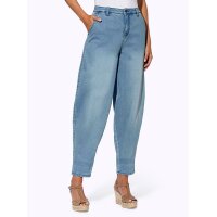 4-Pockets-O-Shape-Jeans, blue-bleached