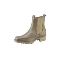 Rindleder - Stiefelette, taupe