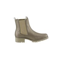 Rindleder - Stiefelette, taupe