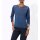 Sweter z przezroczystymi cekinami, kolor denim blue