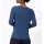 Sweter z przezroczystymi cekinami, kolor denim blue