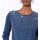 Sweter z przezroczystymi cekinami, kolor denim blue