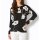 Silk-Cashmere Sweater, black-ecru-printed