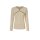 Cut-out-Shirt m. Zierelement, elfenbein