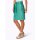 Lamb nappa leather skirt, emerald