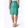 Lamb nappa leather skirt, emerald