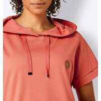 Kapuzen-Sweatshirt, grapefruit