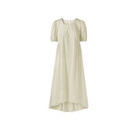 Sommerkleid m. Puffärmel, sand