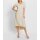 Summer dress with puff sleeves, sand