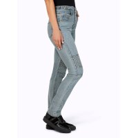 5-Pocket Jeans with bartacks, blue-bleached