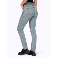 5-Pocket Jeans with bartacks, blue-bleached
