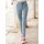 5-Pocket Jeans with bartacks, blue-bleached