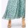 Georgette Print Skirt, lime mint-ecru