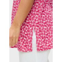 Ausbrenner-Alloverdruck-Shirt, fuchsia