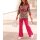 Bügelfaltenhose , pink