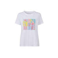 Shirt m. Lettering-Druck, weiß