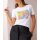 Shirt m. Lettering-Druck, weiß