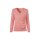 Pullover m. Raffung, flamingo