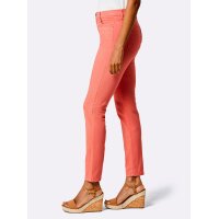 Lyocell cotton jeans, coral