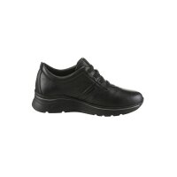 Rind-Nappaleder-Sneaker, schwarz