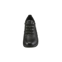 Rind-Nappaleder-Sneaker, schwarz