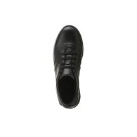 Rind-Nappaleder-Sneaker, schwarz
