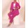 Blazer m. gestreiftem Futter, fuchsia