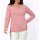 Pullover m. Cut-out und Zierperlen, rosenquarz