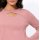 Pullover m. Cut-out und Zierperlen, rosenquarz