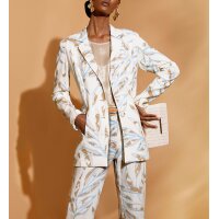 Viskose-Leinen-Blazer, champagner-camel