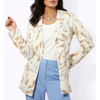 Viskose-Leinen-Blazer, champagner-camel