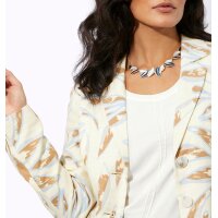 Viskose-Leinen-Blazer, champagner-camel
