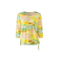 Shirt im Digitaldruck, limone-puder