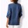 Leinenbluse im Tunika-Stil, jeansblau