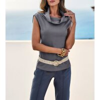 Jersey Shirt Top, anthracite