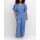 Jumpsuit mit Millefleurs-Print, blau gemustert