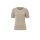 Shirt in gesmokter Qualität, sesam