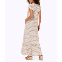 Jersey Dress, ecru-camel printed