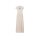 Jersey Dress, ecru-camel printed