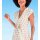 Jersey Dress, ecru-camel printed