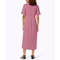 Linen-Viscose Summer Dress, antique rose