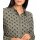 Jersey blouse, khaki-graphite-printed